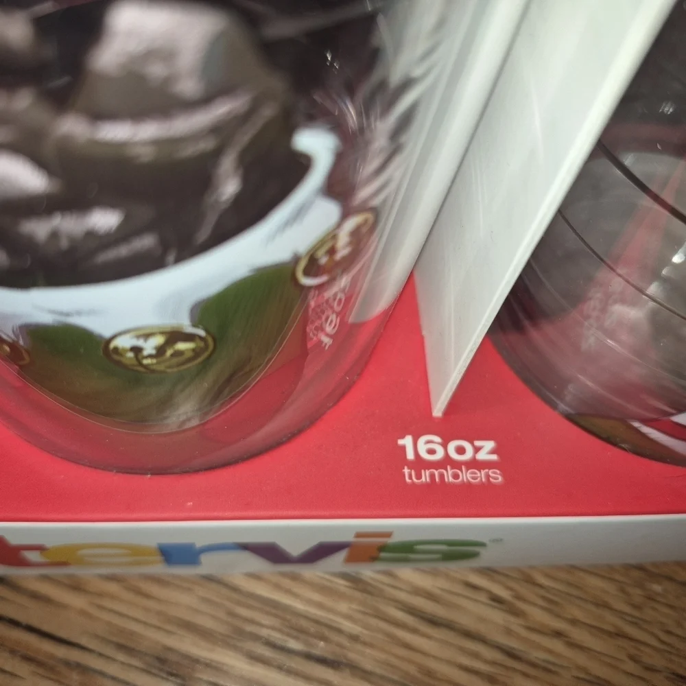 New In BOX TERVIS Christmas 16 Oz Tumbler Set of 2